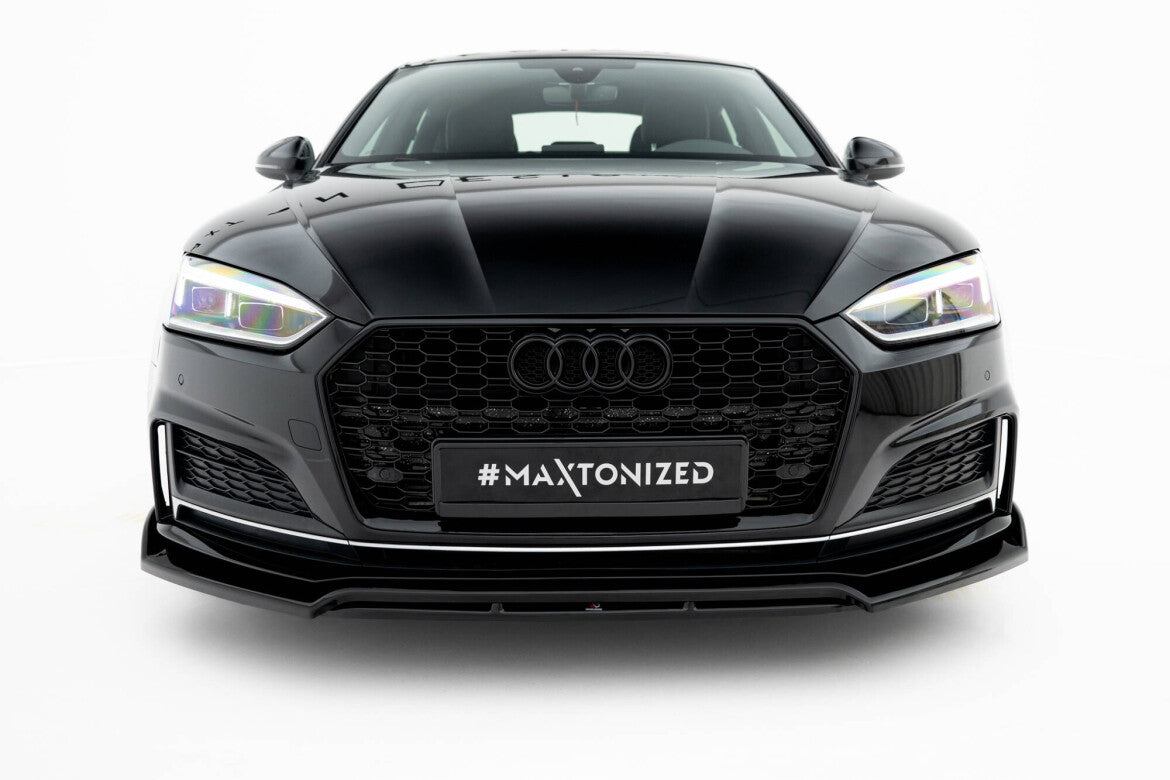 Frontlippe passend für Audi S5 / A5 S-Line Coupe / Sportback F5 schwarz Hochglanz