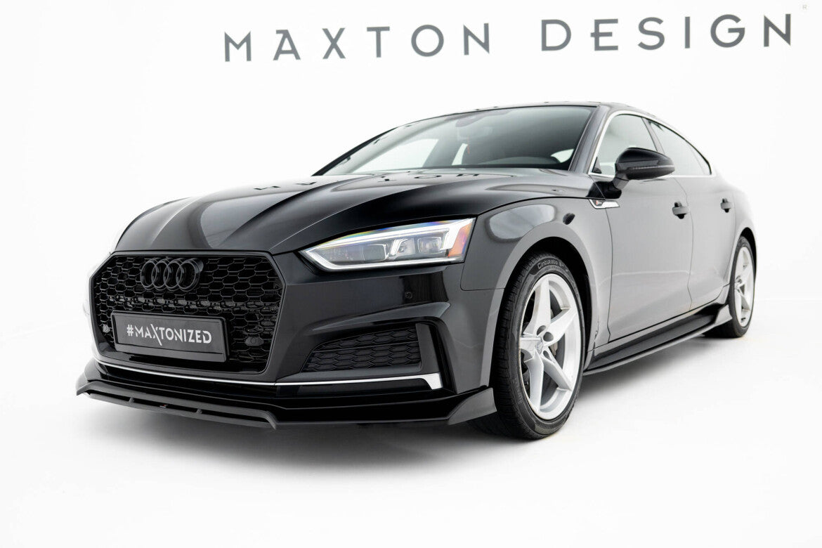 Frontlippe passend für Audi S5 / A5 S-Line Coupe / Sportback F5 schwarz Hochglanz