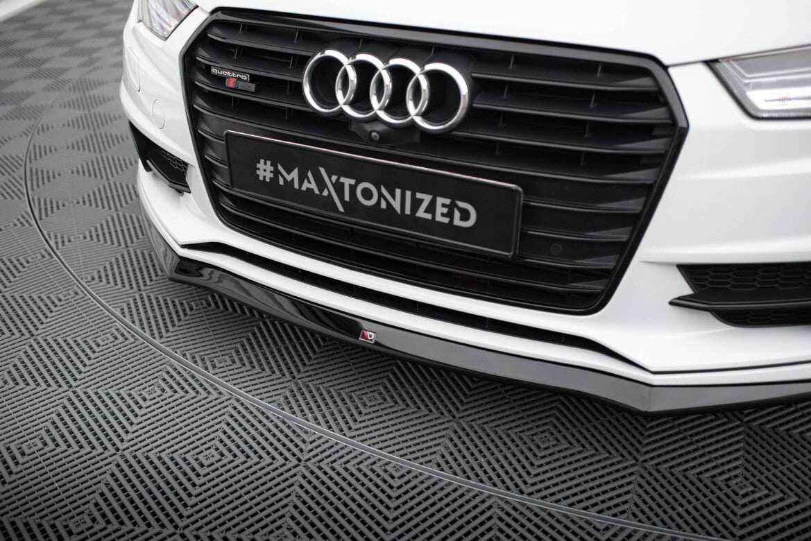 Frontlippe passend für Audi S7 / A7 S-Line C7 FL schwarz Hochglanz