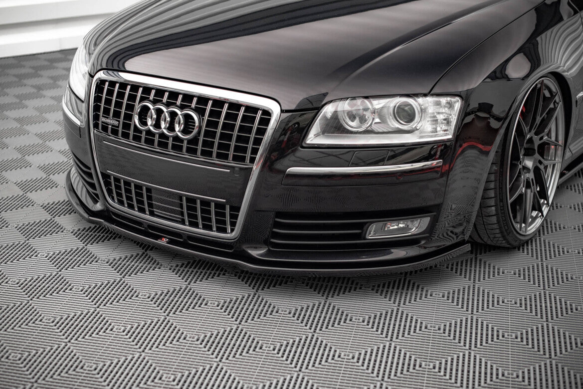 Frontlippe passend für Audi S8 D3 schwarz Hochglanz