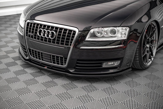 Frontlippe passend für Audi S8 D3 schwarz Hochglanz