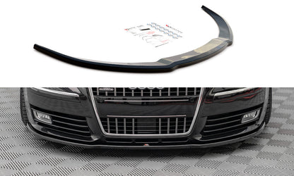 Frontlippe passend für Audi S8 D3 schwarz Hochglanz