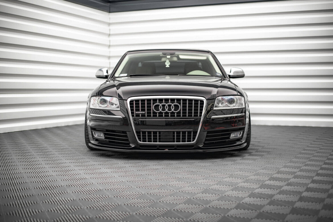 Frontlippe passend für Audi S8 D3 schwarz Hochglanz