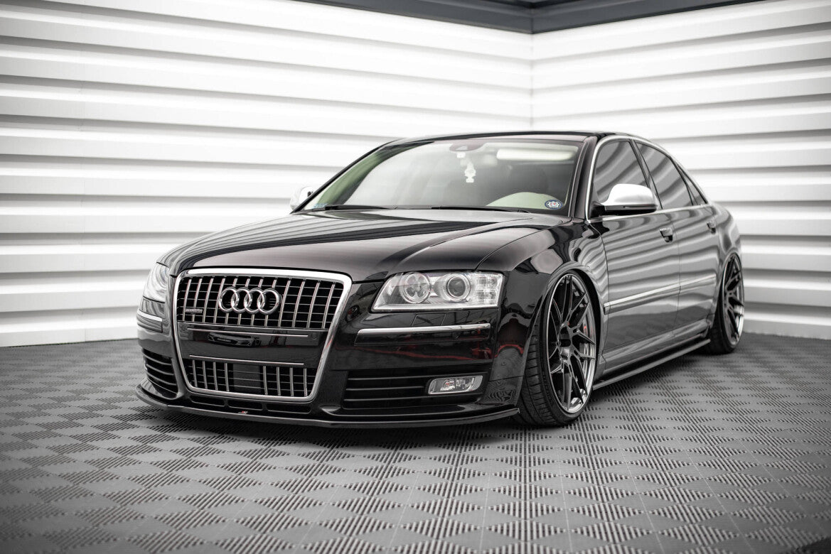 Frontlippe passend für Audi S8 D3 schwarz Hochglanz