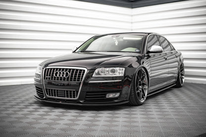 Frontlippe passend für Audi S8 D3 schwarz Hochglanz
