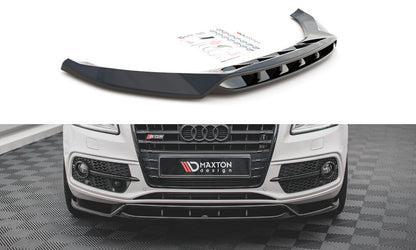 Frontlippe passend für Audi SQ5 / Q5 S-Line Mk1 (8R) schwarz Hochglanz