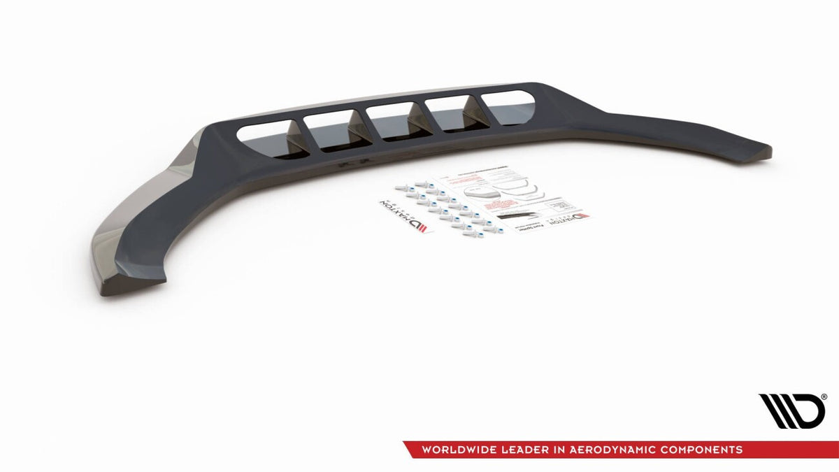 Frontlippe passend für Audi SQ5 / Q5 S-Line Mk1 (8R) schwarz Hochglanz
