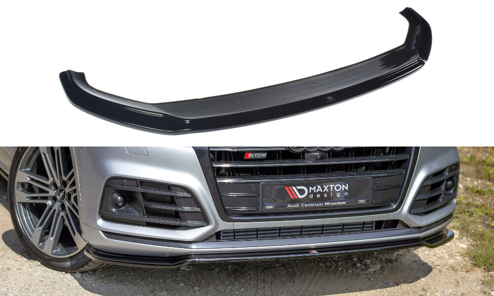 Frontlippe passend für Audi SQ5/Q5 S-line Mk2 schwarz Hochglanz