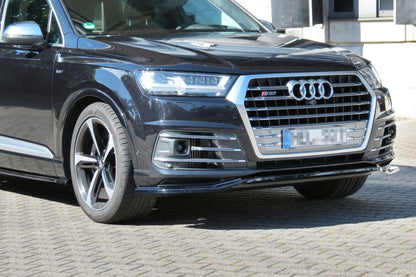 Frontlippe passend für Audi SQ7 / Q7 S-Line Mk.2 schwarz Hochglanz
