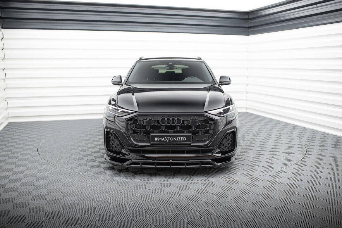 Frontlippe passend für Audi SQ8 / Q8 S-Line Mk1 FL schwarz Hochglanz