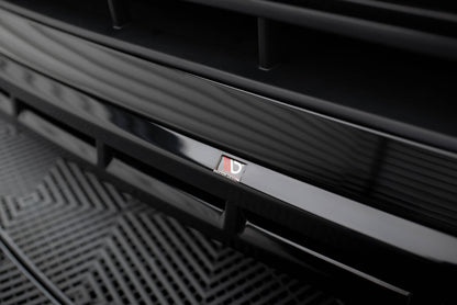 Frontlippe passend für Audi SQ8 / Q8 S-Line Mk1 FL schwarz Hochglanz