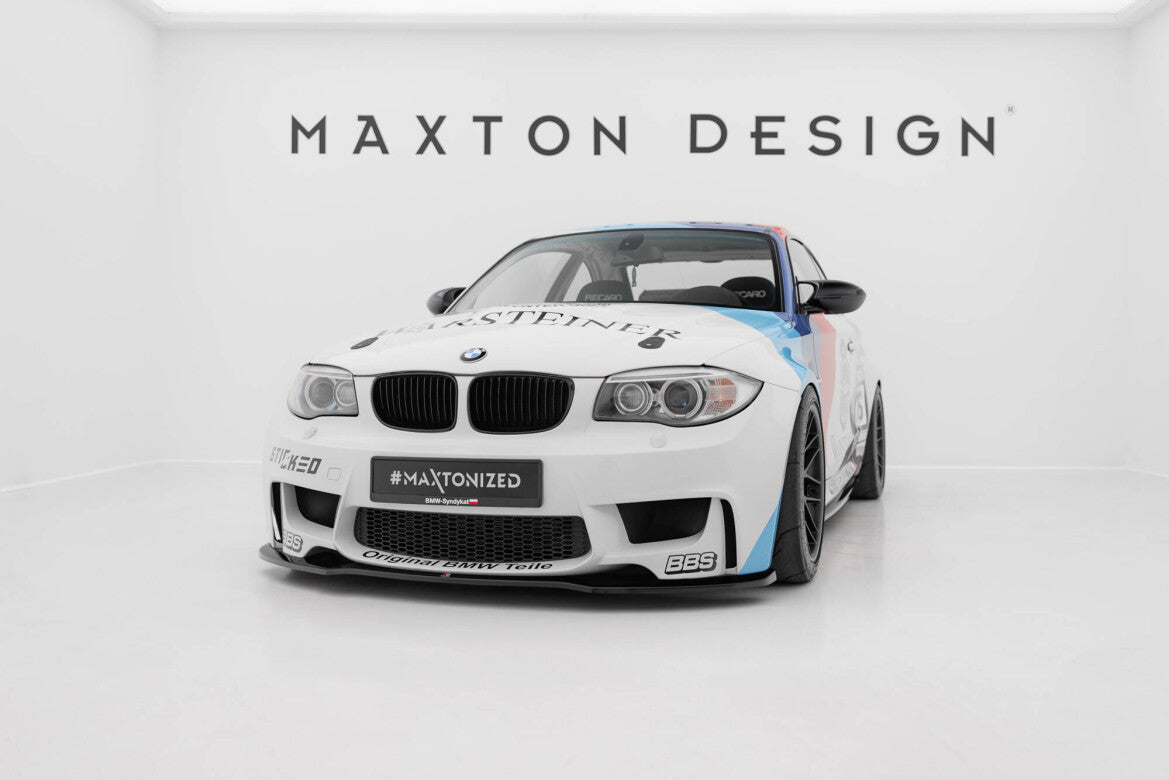 Frontlippe passend für BMW 1er M Coupe E82 schwarz Hochglanz
