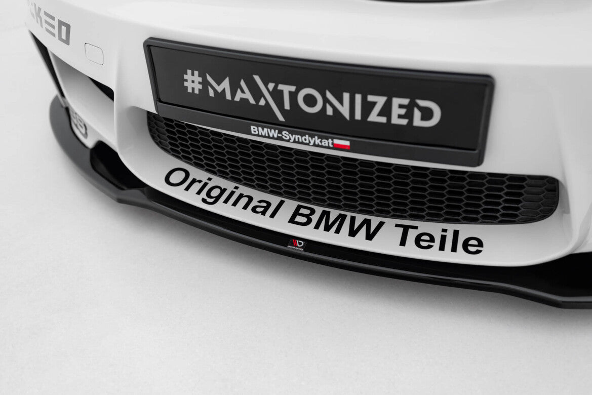 Frontlippe passend für BMW 1er M Coupe E82 schwarz Hochglanz