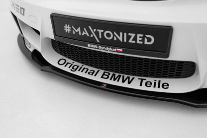 Frontlippe passend für BMW 1er M Coupe E82 schwarz Hochglanz