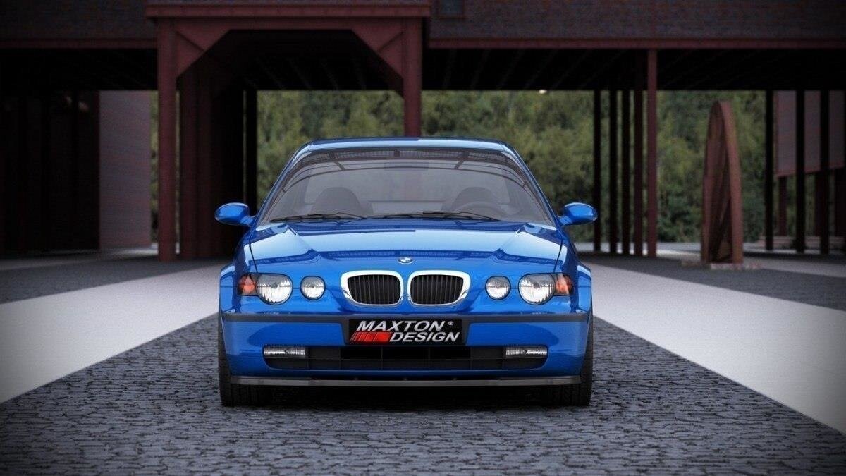 Frontlippe passend für BMW 3er E46 COMPACT schwarz Hochglanz