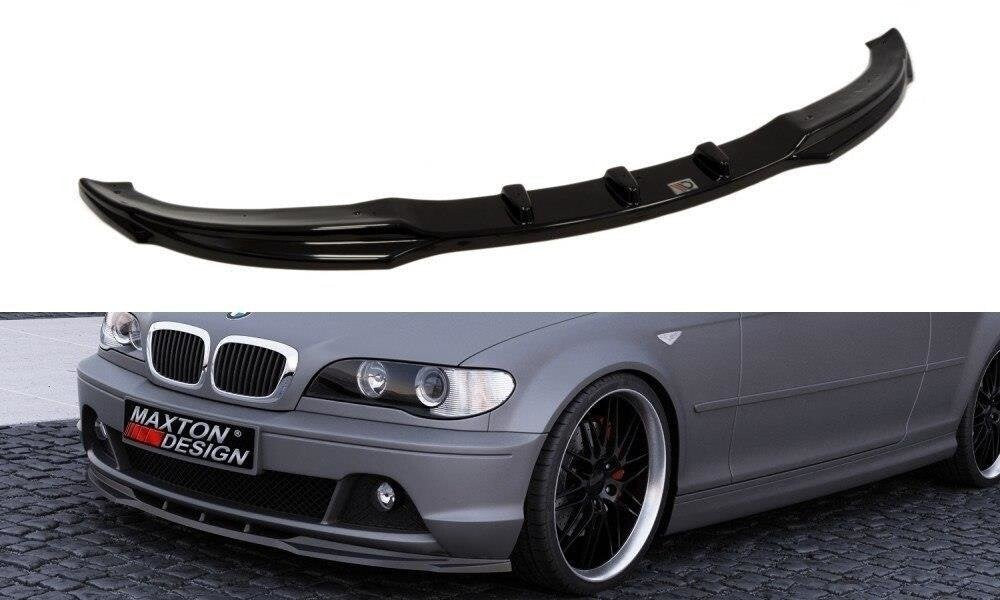 Frontlippe passend für BMW 3er E46 Coupe FL schwarz Hochglanz