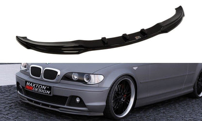 Frontlippe passend für BMW 3er E46 Coupe FL schwarz Hochglanz