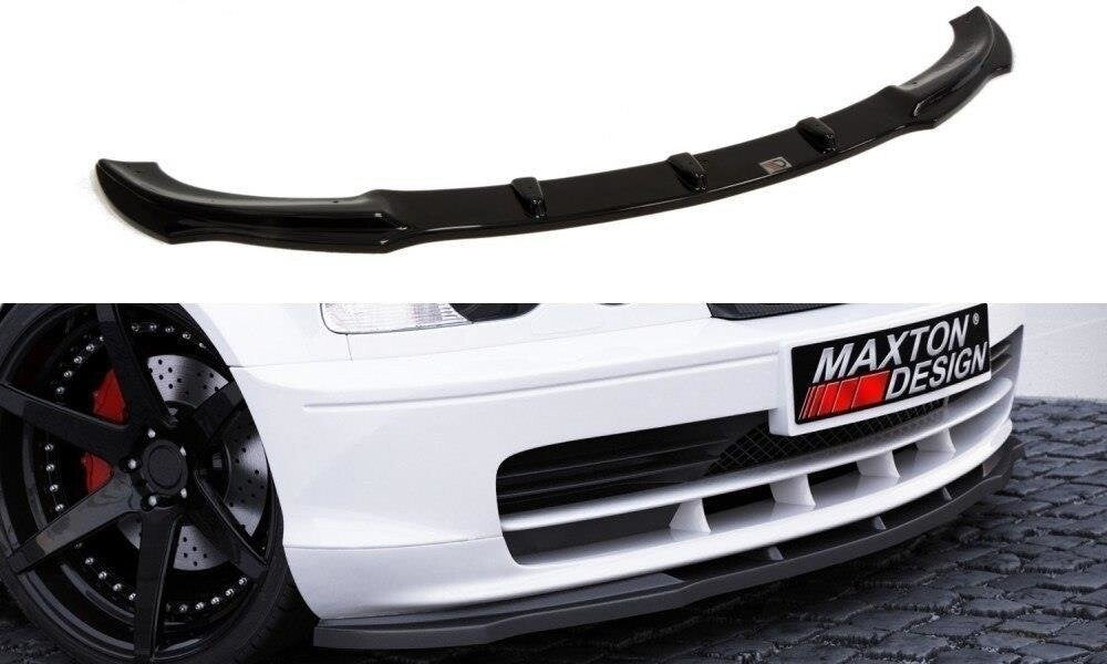 Frontlippe passend für BMW 3er E46 Coupe schwarz Hochglanz