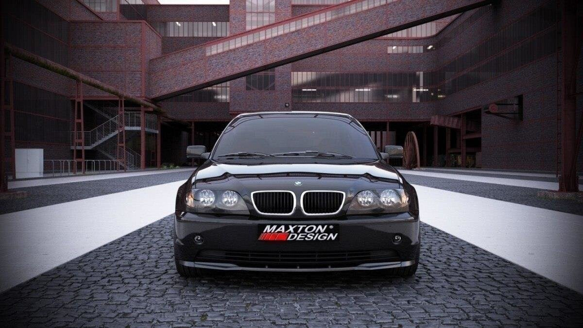 Frontlippe passend für BMW 3er E46 LIMOUSINE FL schwarz Hochglanz