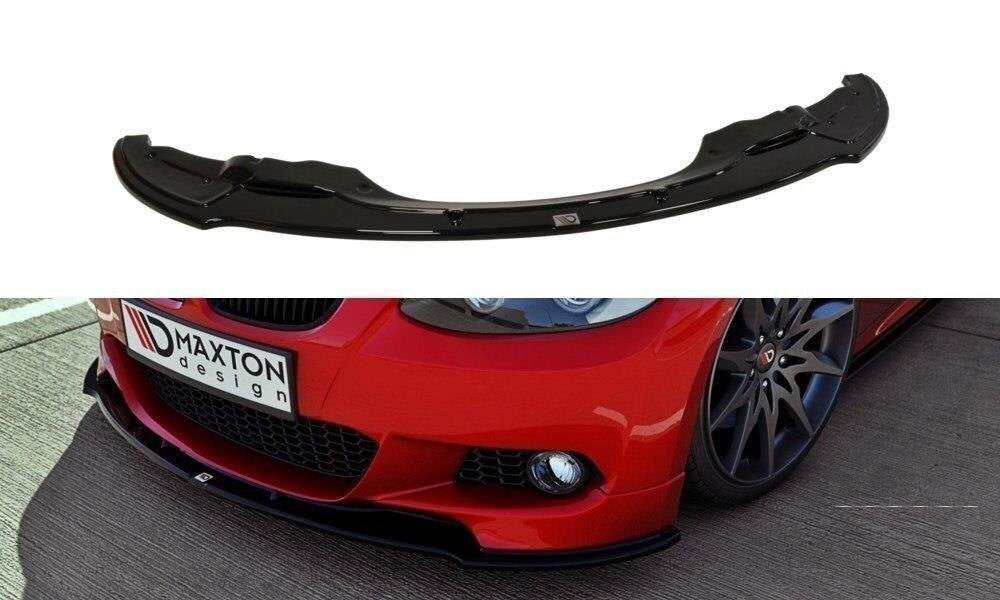 Frontlippe passend für BMW 3er E92 M Paket vor FL schwarz Hochglanz