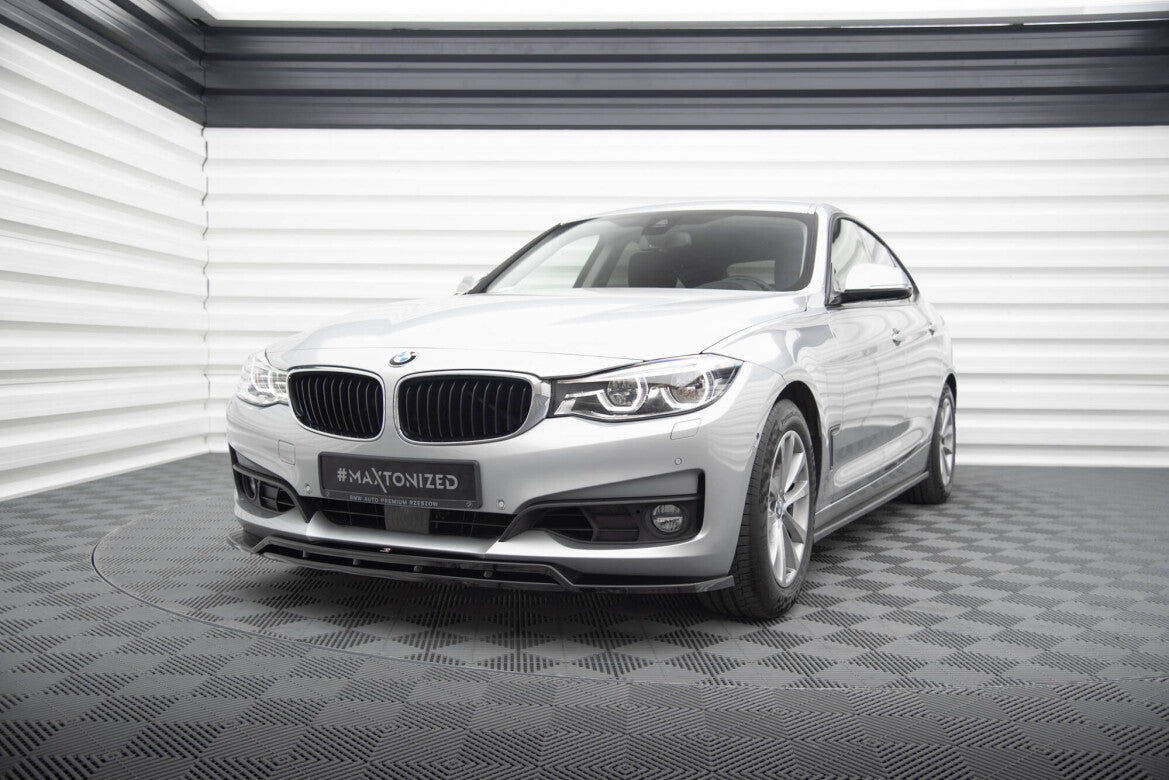 Frontlippe passend für BMW 3er GT F34 schwarz Hochglanz