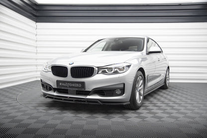 Frontlippe passend für BMW 3er GT F34 schwarz Hochglanz
