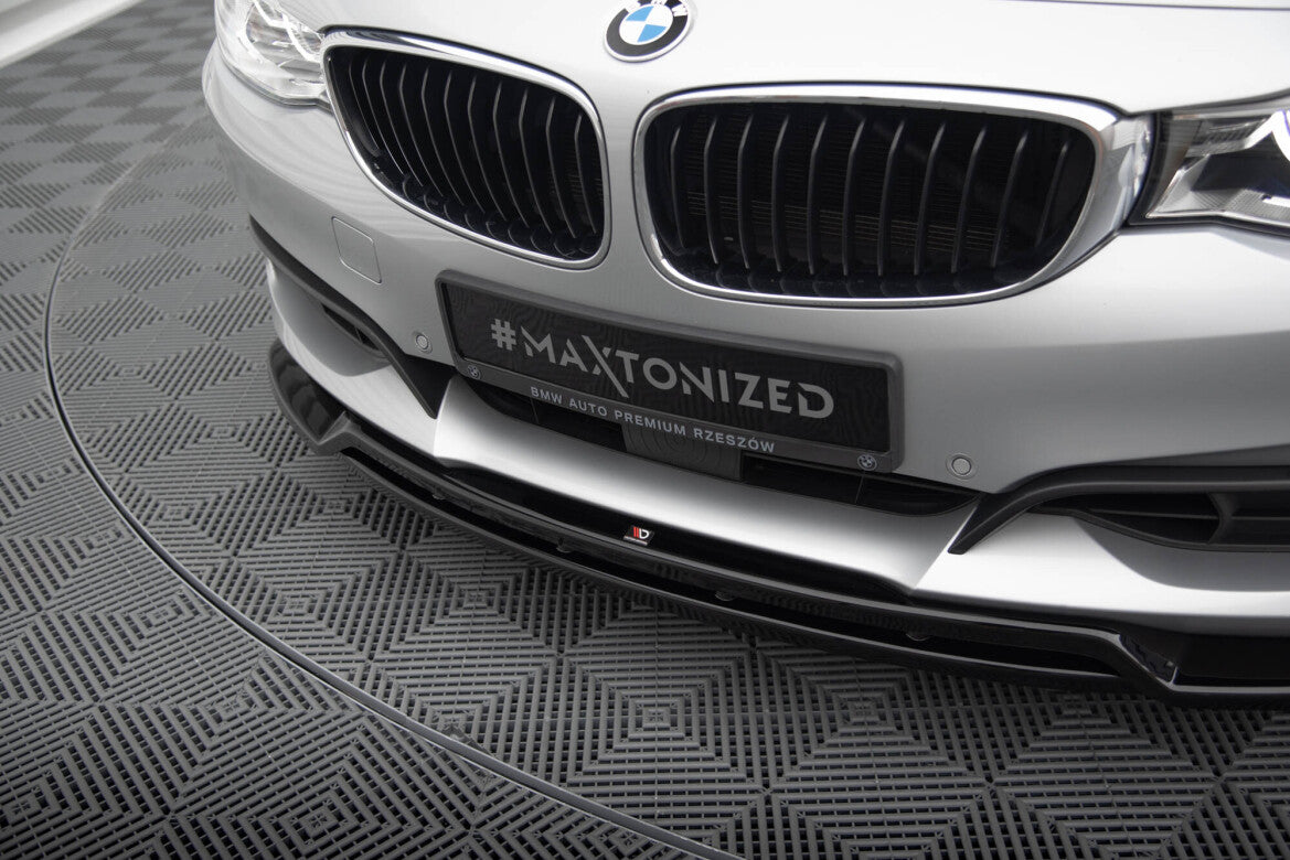 Frontlippe passend für BMW 3er GT F34 schwarz Hochglanz