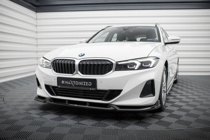 Frontlippe passend für BMW 3er Limousine / Touring G20 / G21 FL schwarz Hochglanz