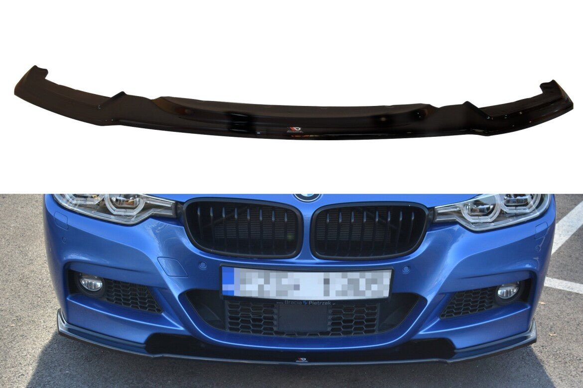 Frontlippe passend für BMW 3er M-Paket F30 / F30 FL schwarz Hochglanz