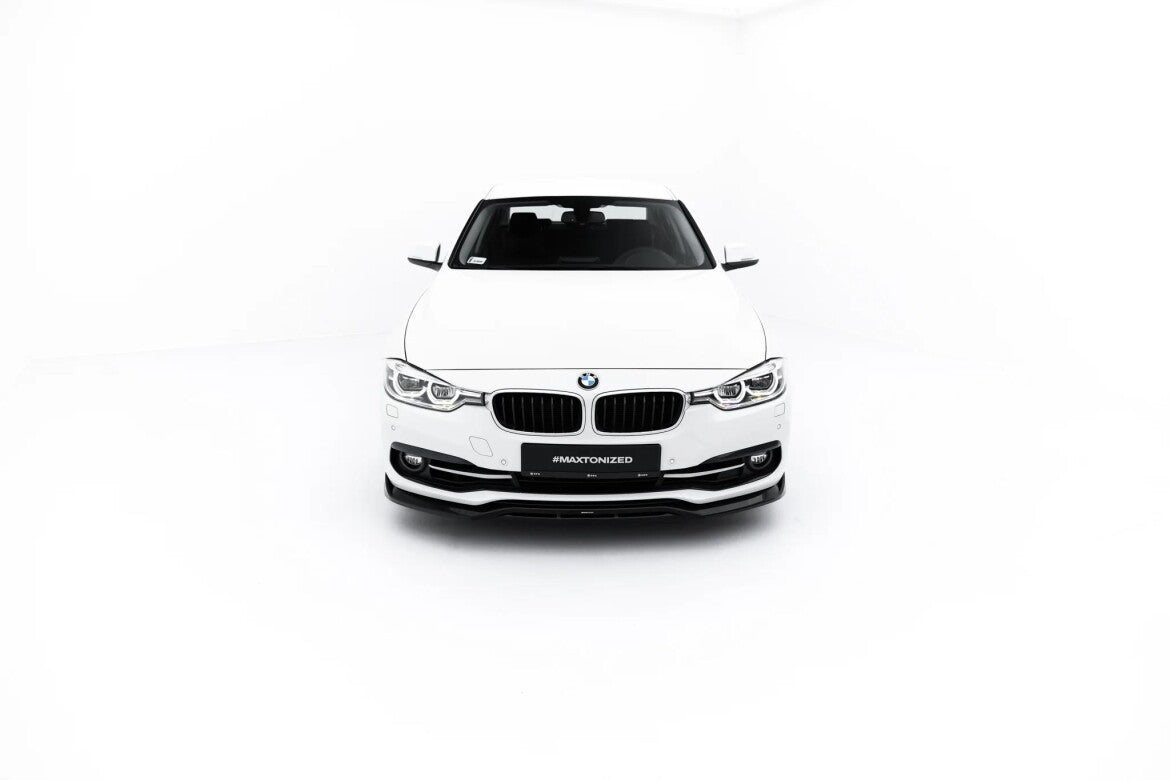 Frontlippe passend für BMW 3er Sportline Limousine / Touring F30 / F31 schwarz Hochglanz