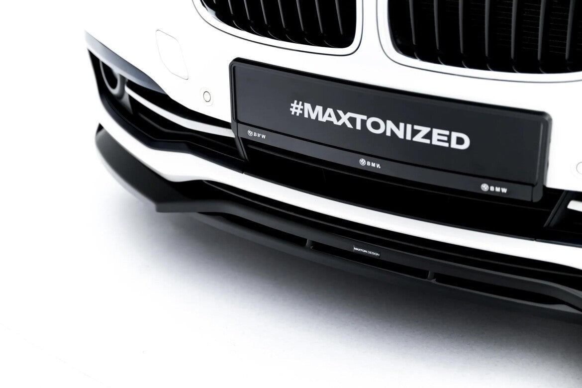 Frontlippe passend für BMW 3er Sportline Limousine / Touring F30 / F31 schwarz Hochglanz