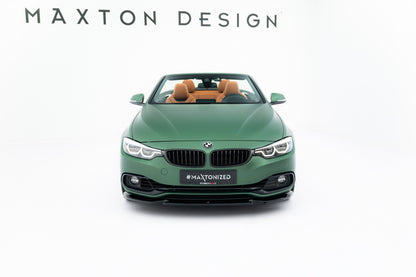 Frontlippe passend für BMW 4er Cabrio / Coupe F33 / F32 schwarz Hochglanz