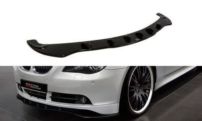 Frontlippe passend für BMW 5er E60 / E61 (vor FL) schwarz Hochglanz