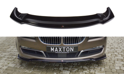 Frontlippe passend für BMW 6er GRAN Coupe schwarz Hochglanz