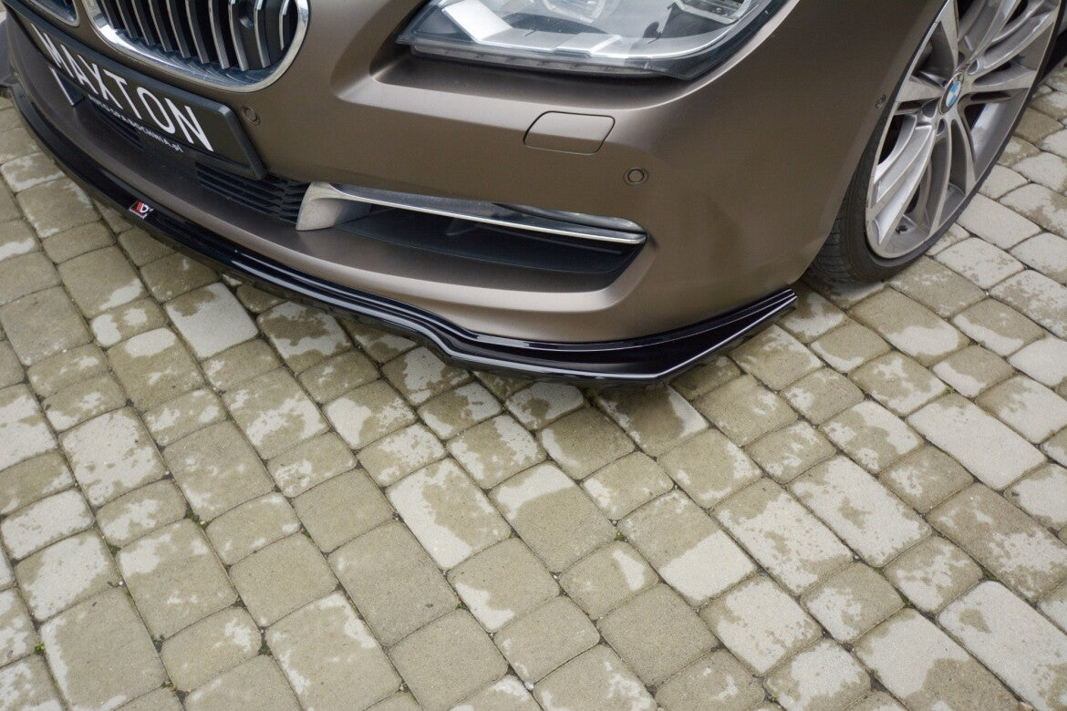 Frontlippe passend für BMW 6er GRAN Coupe schwarz Hochglanz