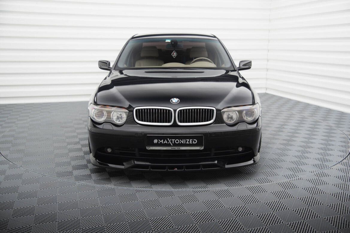 Frontlippe passend für BMW 7 E65 schwarz Hochglanz