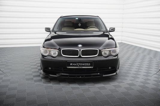 Frontlippe passend für BMW 7 E65 schwarz Hochglanz