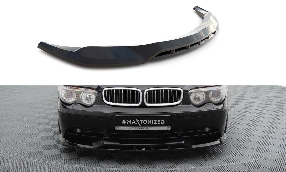 Frontlippe passend für BMW 7 E65 schwarz Hochglanz
