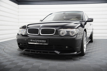 Frontlippe passend für BMW 7 E65 schwarz Hochglanz