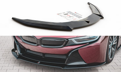 Frontlippe passend für BMW i8 schwarz Hochglanz