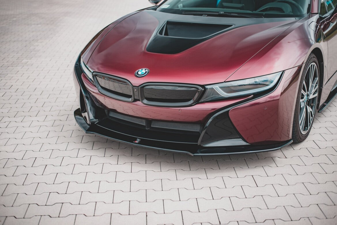Frontlippe passend für BMW i8 schwarz Hochglanz