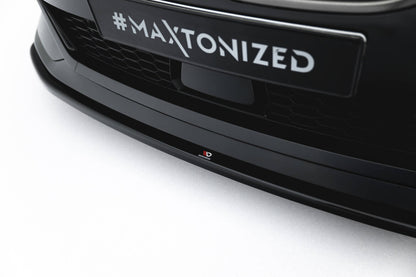 Frontlippe passend für BMW M135i M-Performance F40 schwarz Hochglanz