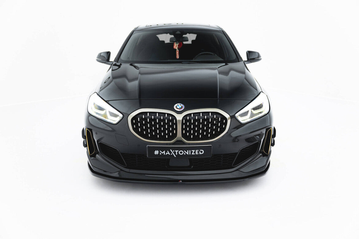 Frontlippe passend für BMW M135i M-Performance F40 schwarz Hochglanz