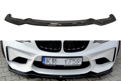 Frontlippe passend für BMW M2 (F87) Coupe schwarz Hochglanz