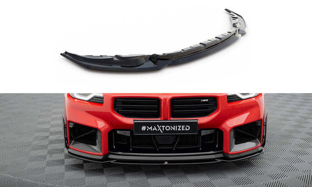 Frontlippe passend für BMW M2 M-Performance G87 schwarz Hochglanz