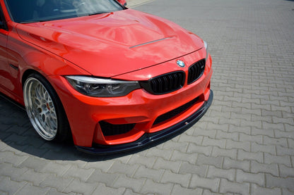 Frontlippe passend für BMW M3 F80 schwarz Hochglanz