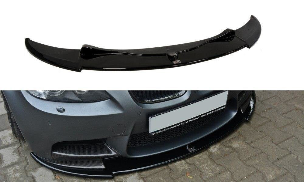 Frontlippe passend für BMW M3 M Performance Coupe E92 / Cabrio E93 schwarz Hochglanz