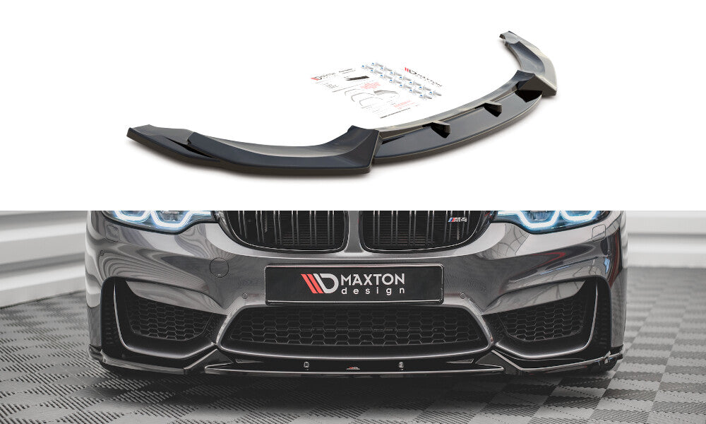 Frontlippe passend für BMW M4 F82 schwarz Hochglanz