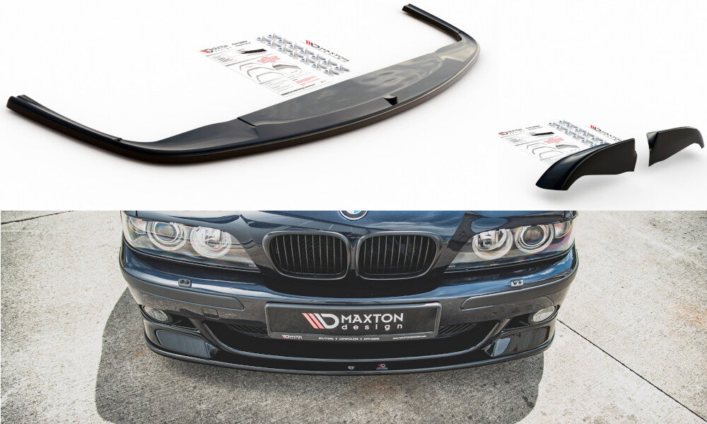 Frontlippe passend für BMW M5 / 5er M-Paket E39 schwarz Hochglanz
