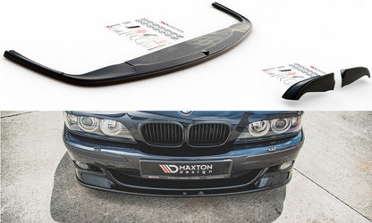 Frontlippe passend für BMW M5 / 5er M-Paket E39 schwarz Hochglanz
